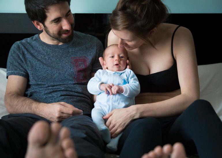 Sesión recién nacido en domicilio