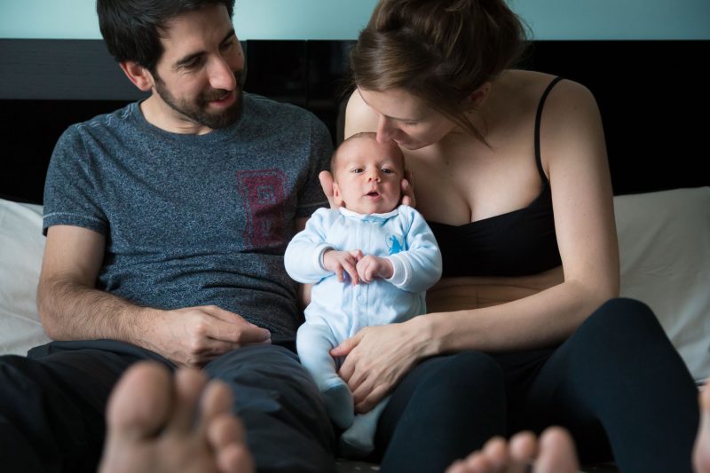 Sesión recién nacido en domicilio