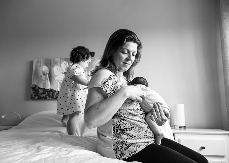 Sesión recién nacido en domicilio