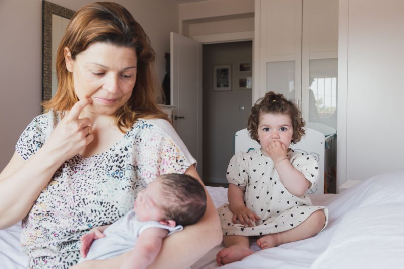 Sesión recién nacido en domicilio