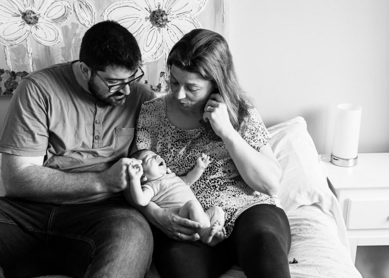 Sesión recién nacido en domicilio