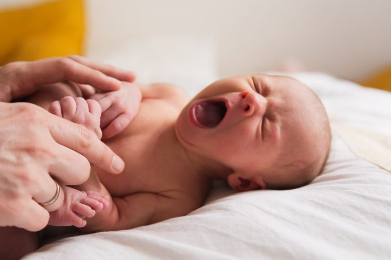 Sesión recién nacido en domicilio