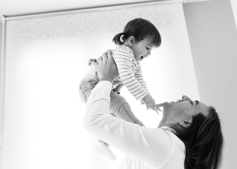 Reportaje embarazo en domicilio.