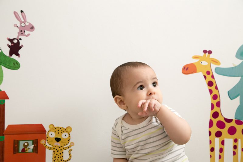 Reportaje documental de familia en domicilio.