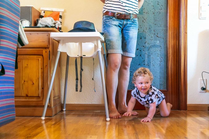 Reportaje documental de familia en exteriores.