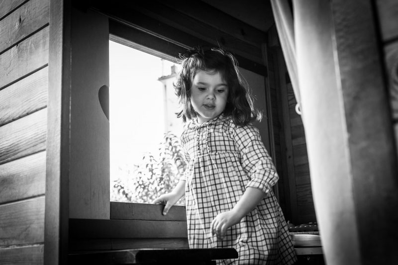 Reportaje documental de familia en exteriores.