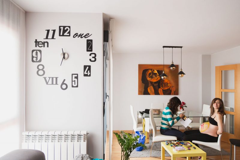 Reportaje bellypainting embarazo en domicilio.