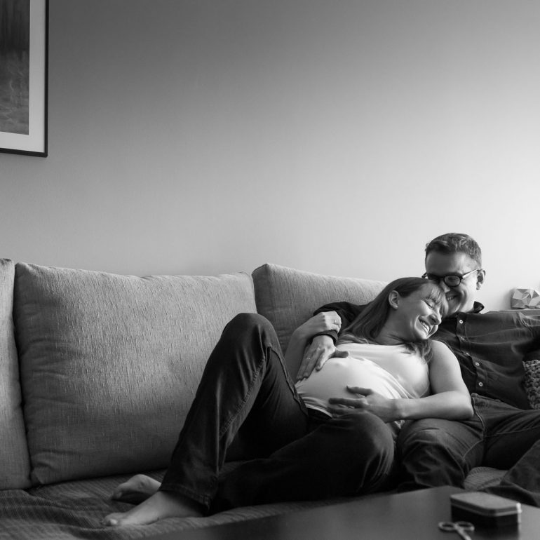 Sesión embarazo en domicilio