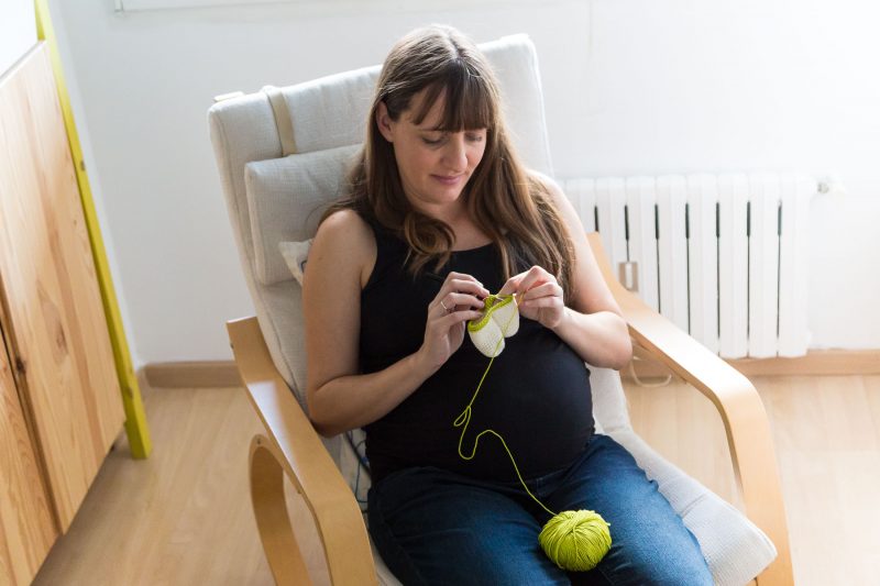 Sesión embarazo en domicilio