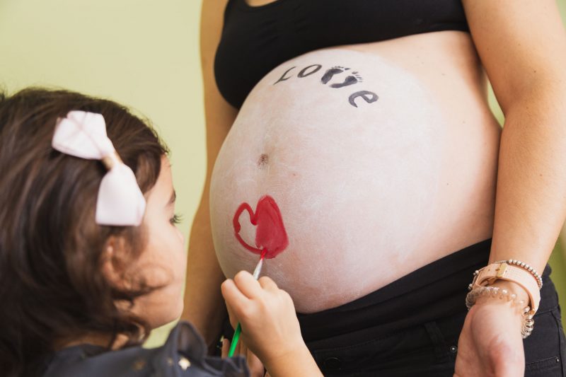 Sesión embarazo en domicilio