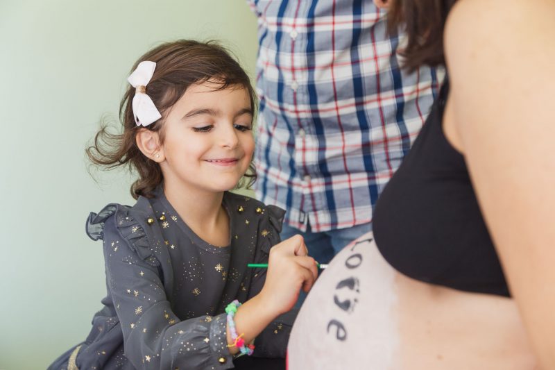 Sesión embarazo en domicilio