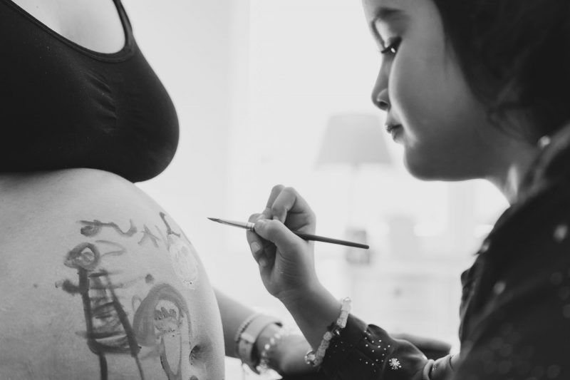 Sesión embarazo en domicilio