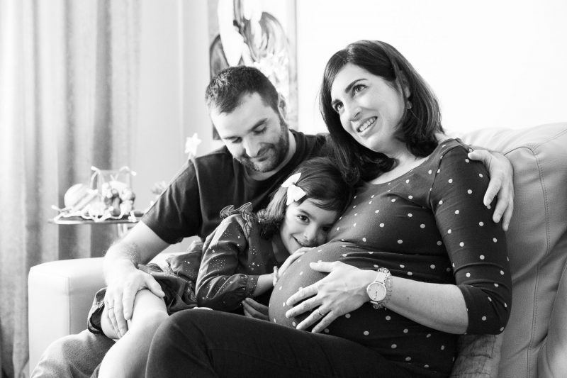 Sesión embarazo en domicilio