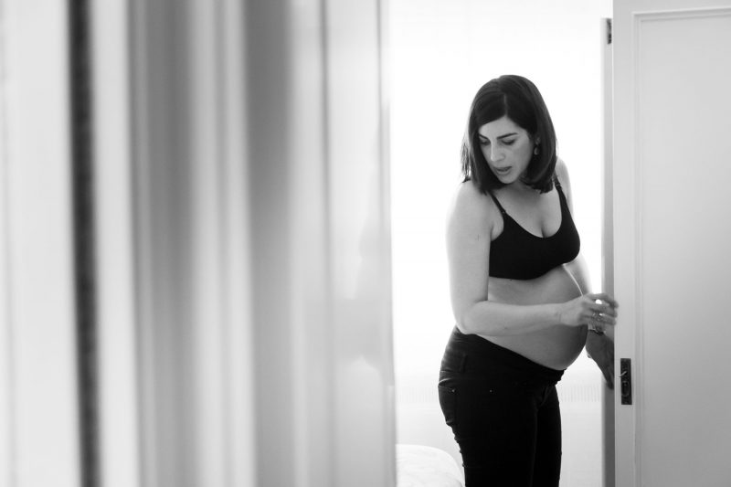 Sesión embarazo en domicilio