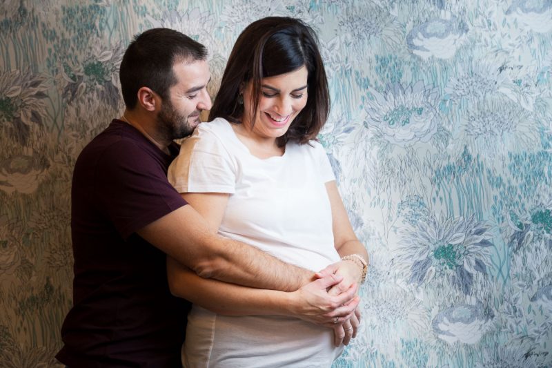 Sesión embarazo en domicilio