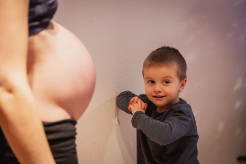 Sesión embarazo en domicilio