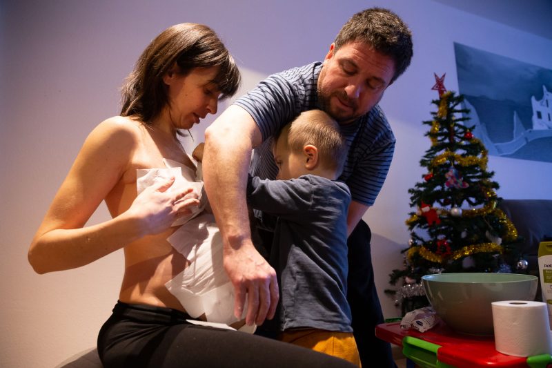 Sesión embarazo en domicilio